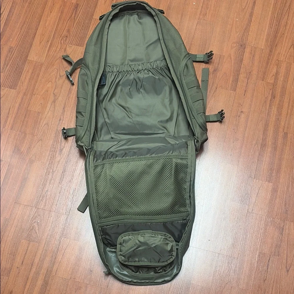 Tactical Olive Green Men's Backpack - Rugged Utility Pack